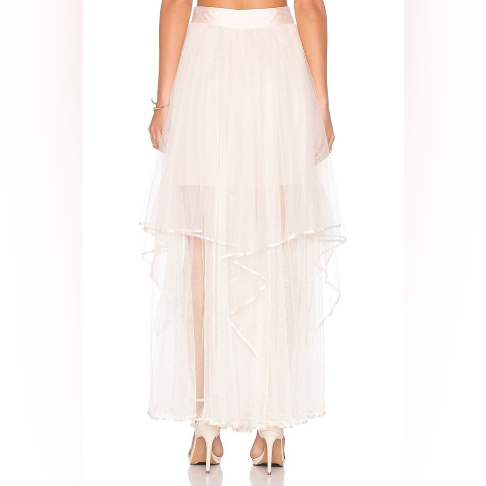 Free People ‘Keep Me’ Tulle Maxi Skirt in Shell - Picture 3 of 13